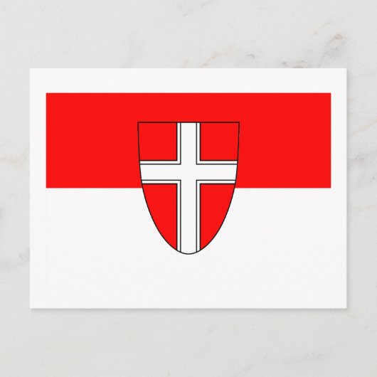 オーストリア・ウィーン国旗 ポストカード (正面)