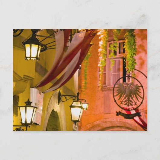 オーストリア、ウィーン:フライシュマルクト:グリーフェンガッセ ポストカード (正面)