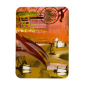 オーストリア、ウィーン：フリシュマルクト：グリーシェンガセ マグネット (縦)