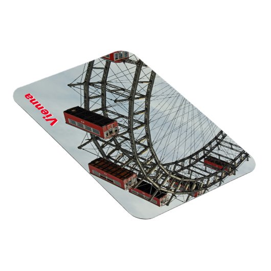 オーストリア、ウィーン、プラター観覧車 マグネット (右側)