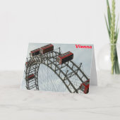 オーストリア，ウィーン， Prater Ferrisホイール カード (正面)