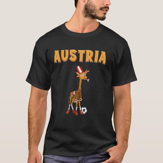 オーストリア・キリン・オーストリアファン Tシャツ (正面)