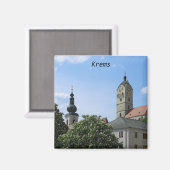 オーストリア，クレムスアンデアドナウ マグネット (正面/裏面)