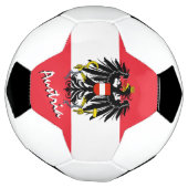 オーストリア・サッカー・オーストリア国旗/スポーツ サッカーボール (回転)