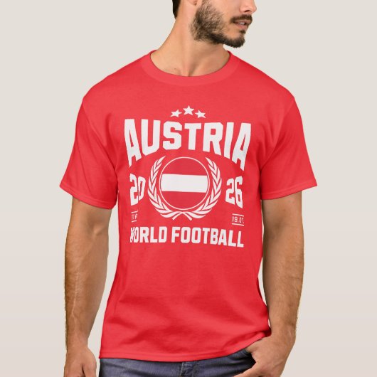 オーストリア サッカー 2026 Tシャツ (正面)