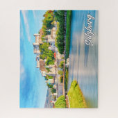 オーストリア,ザルツブルグの美しい都市 ジグソーパズル (縦)