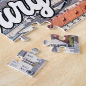 オーストリア，ザルツブルグの美しい都市 ジグソーパズル (側面)