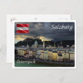 オーストリア – ザルツブルグ –  ポストカード (正面/裏面)