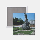 オーストリア、ザルツブルグ、マラベル庭園 マグネット (正面/裏面)