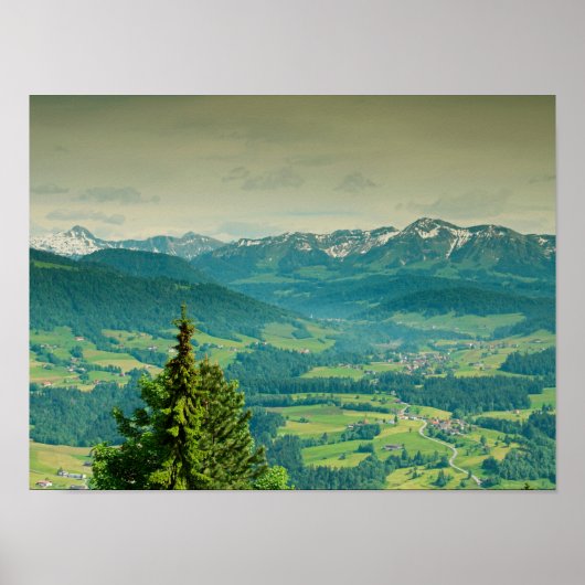 オーストリア，シュルツベルク ポスター (正面)