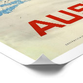 オーストリア、スキー旅行ポスター ポスター (角)