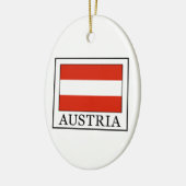 オーストリア セラミックオーナメント (左)