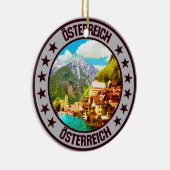 オーストリア セラミックオーナメント (右)