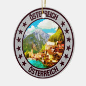 オーストリア セラミックオーナメント (左)