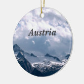 オーストリア セラミックオーナメント (左)