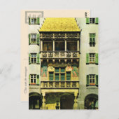 オーストリア、チロル、インスブルックゴールデンルーフ ポストカード (正面/裏面)