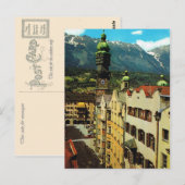 オーストリア、チロル、インスブルック・アルテサド ポストカード (正面/裏面)