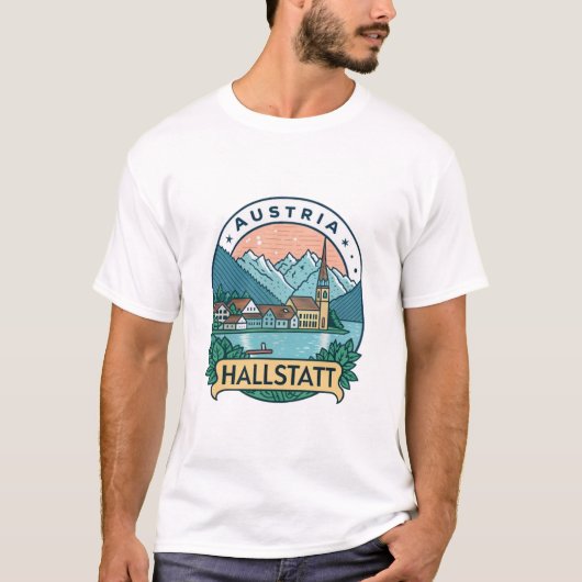 オーストリア ハルシュタット Tシャツ (正面)