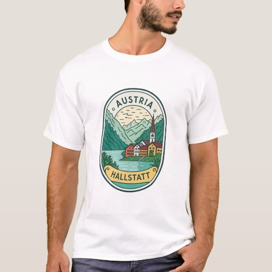 オーストリア ハルシュタット Tシャツ (正面)