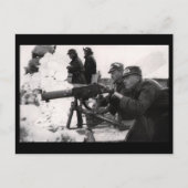 オーストリア・ハンガリーの機関銃 ポストカード (正面)