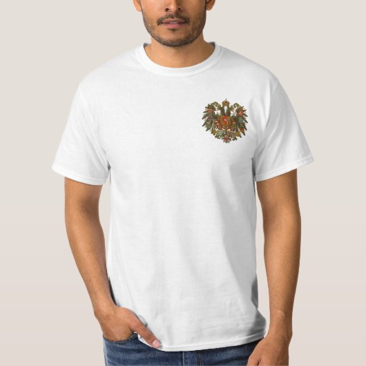 オーストリア＝ハンガリーの紋章 Tシャツ (正面)