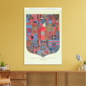 オーストリア・ハンガリー帝国の紋章 キャンバスプリント (インサイチュ (リビング))