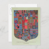 オーストリア・ハンガリー帝国の紋章 ポストカード (正面/裏面)