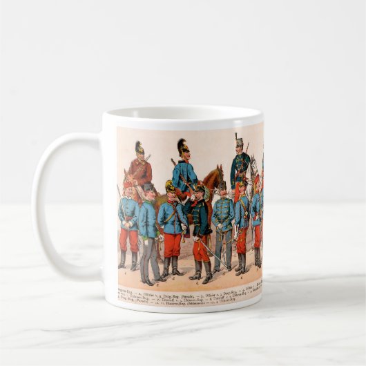 オーストリア＝ハンガリー帝国軍服 コーヒーマグカップ (左)
