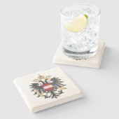 オーストリア＝ハンガリー帝国鷲紋章 ストーンコースター (横)