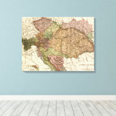 オーストリア – ハンガリー キャンバスプリント (インサイチュ (ウッドフロア))