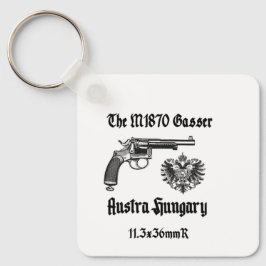 オーストリア=ハンガリー M1870 ガッサー回転式拳銃 キーホルダー