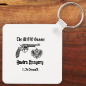 オーストリア・ハンガリーM1870ガッサー・リボルバー キーホルダー (裏面)