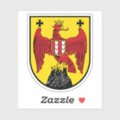 オーストリア・バーゲンランド州の紋章 シール (シート)