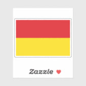 オーストリア・バーゲンランド州国旗 シール (シート)