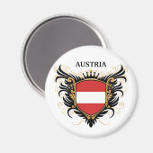 オーストリア[パーソナライズ] マグネット (正面/裏面)