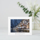 オーストリア・ホールスタットの木造湖畔の家 ポストカード (スタンド正面)