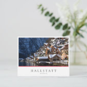 オーストリア・ホールスタットの木造湖畔の家 ポストカード (スタンド正面)