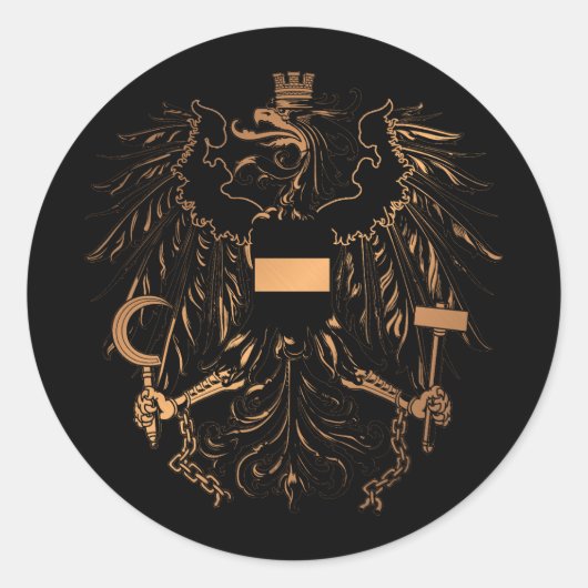 オーストリア ラウンドシール (正面)