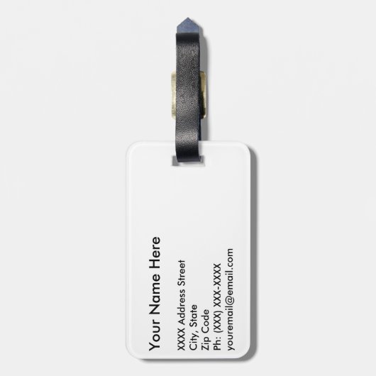 オーストリア ラゲッジタグ (裏面縦)