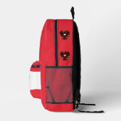 オーストリア，リュックサック，オーストリア国旗，エンブレム/カスタム プリントバックパック (右)