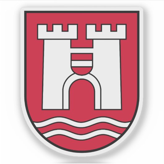 オーストリア、リンツの紋章 シール (正面)