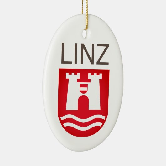 オーストリア、リンツの紋章 セラミックオーナメント (右)