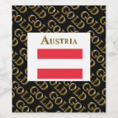 オーストリア ワインラベル (シングルラベル)