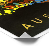 オーストリア・ヴィンテージ旅行ポスター ポスター (角)