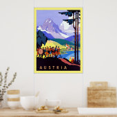 オーストリア～ヴィンテージ旅行 ポスター (キッチン)