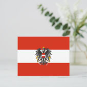オーストリア(州、バリアント)、オーストリア国旗 ポストカード (スタンド正面)