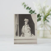 オーストリア-窓のSissiの皇后Elisabeth ポストカード (スタンド正面)