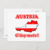 オーストリア - G'day mate ! ポストカード (正面/裏面)