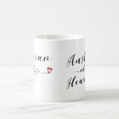 オーストリアAtハートマグ，オーストリア コーヒーマグカップ (中央)