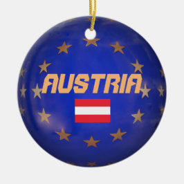 オーストリアEUセラミックオーナメント セラミックオーナメント